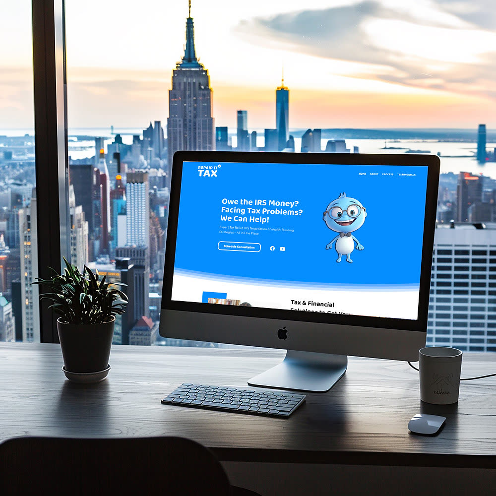 Introducing Repair It Tax – A Cutting-Edge Website Built with Wix Studio & AI-Powered Design
