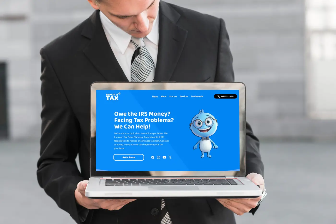 RepairItTax website built by Demand Mojo